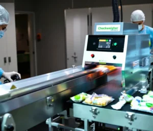 A checkweigher metal detectors machine